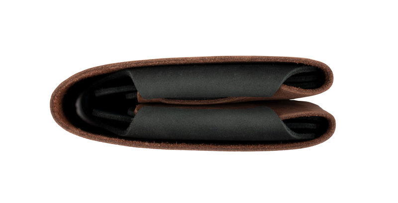 Brown Handmade Leather Bifold Wallet