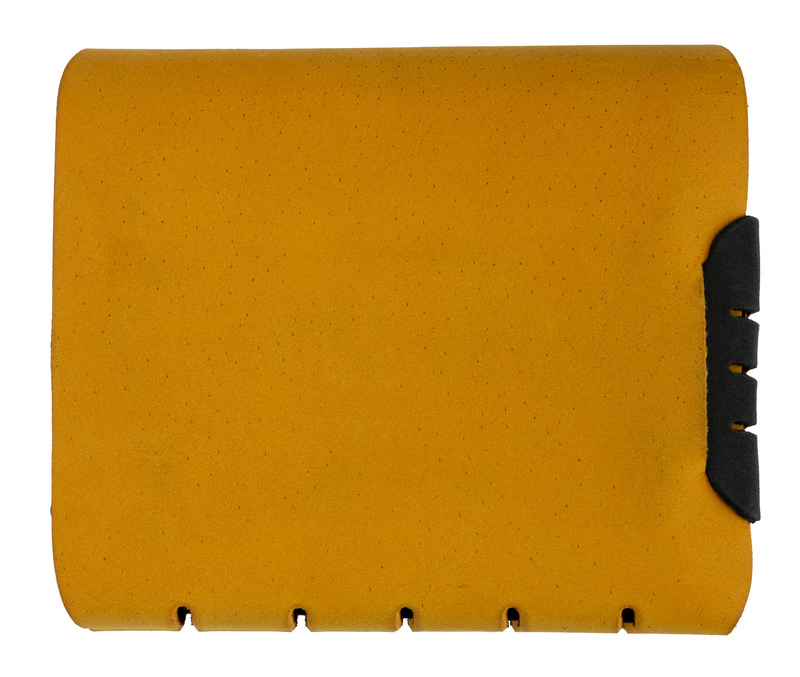 Yellow Handmade Leather Bifold Wallet