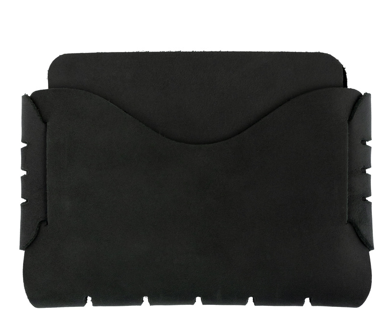 Black Handmade Leather Wallet - EU