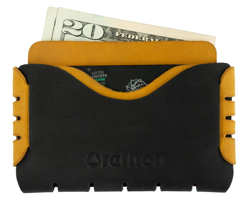 Bee Handmade Leather Minimalist Wallet - US